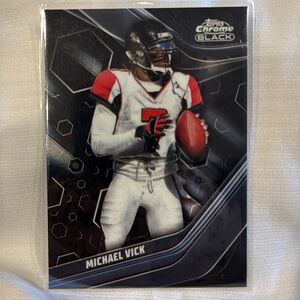 2024 Michael Vick Topps Chrome Black Card